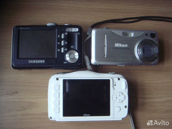 Нерабочие цифровые фотоаппараты