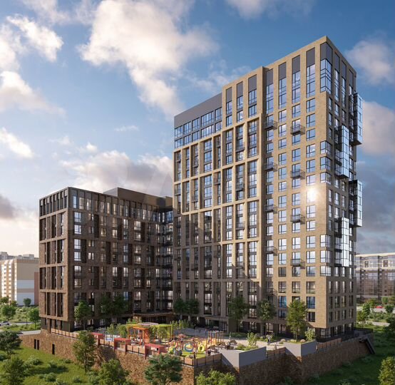 2-к. квартира, 71,6 м², 8/19 эт.