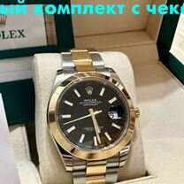 Часы rolex datejust 41mm gold 750 / steel 126303