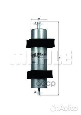 Фильтр топливный KL596 Mahle/Knecht