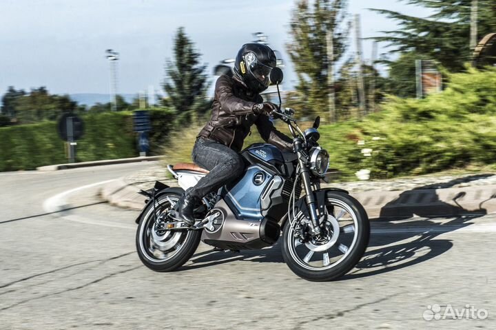 Электро мотоцикл Super Soco TC Cafe