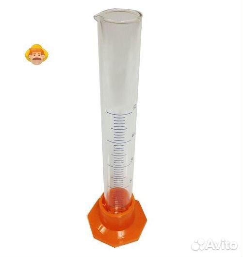 Мерный цилиндр 50 мл стеклянный