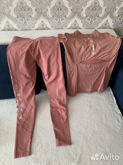 Лосины и футболка дэмикс для спорта