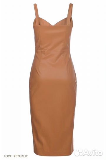 Кожаный сарафан 44 46