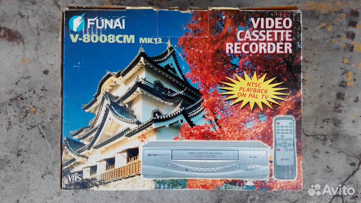 Коробка от видеомагнитофона funai V-8008CM MK13