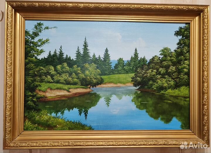 Картина с рамками