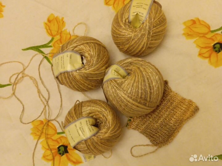 Пряжа нитки для вязания хлопок