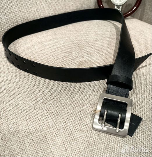 Мужской кожаный ремень ручной работы