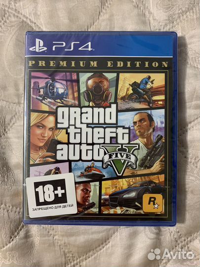 Игра GTA 5 premium edition ps4 новый