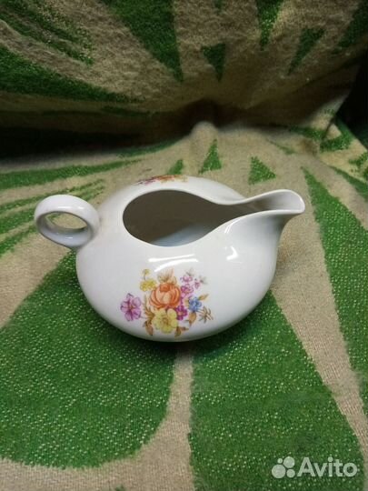 Сливочник, молочник дулево букет цветы СССР