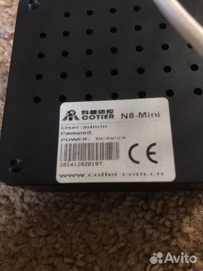 Видеорегистратор на 8 видеокамер IP Super Mini NVR