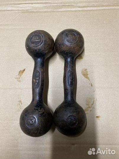 Гантели бу 2 кг