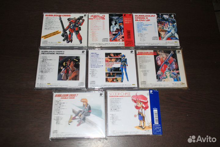 Bubblegum Crisis CD саундтрек orig japan полн комп