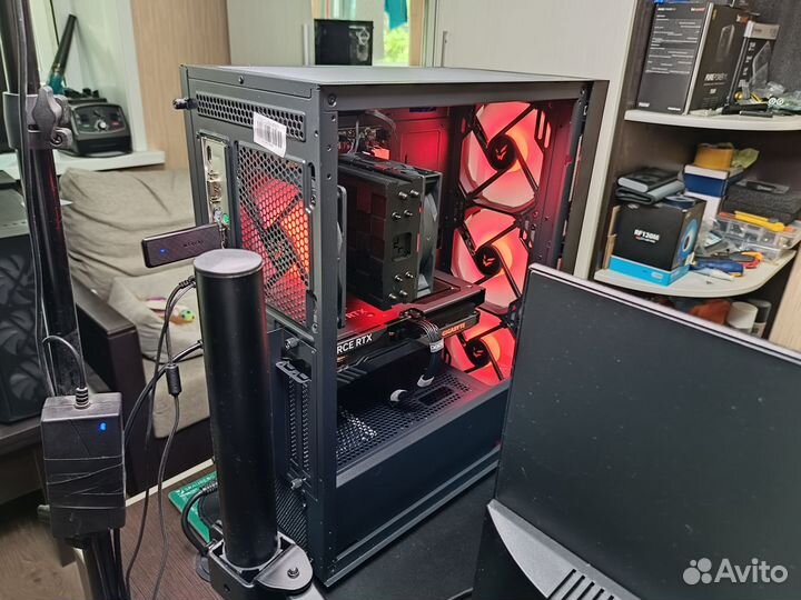 Игровой топ пк Ryzen5 7500F+ RTX4060 Ti+ 32Gb DDR5