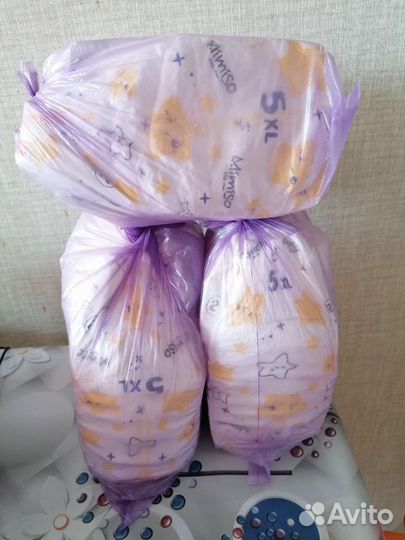 Подгузники mimiso 5XL 11-25 кг 42 шт