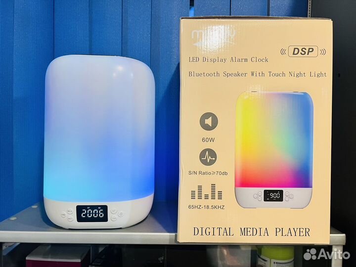 Блютуз колонка со светомузыкой