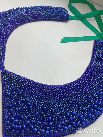 Воротник из бисера