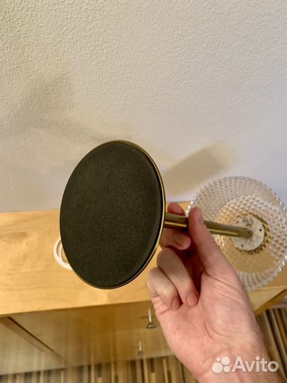 Лампа с абажуром, с аккумулятором