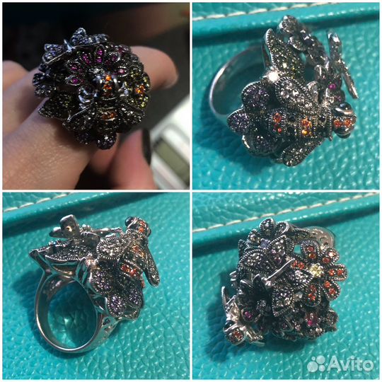 Кольца серебряные