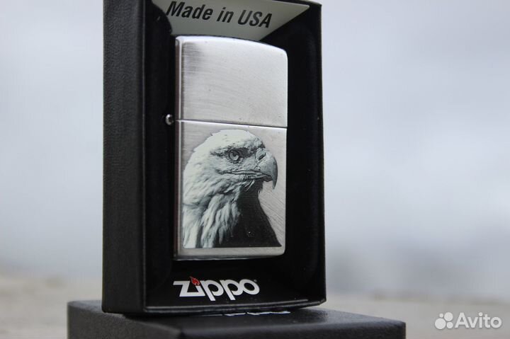 Зажигалка zippo 24647 eagle head с орлом