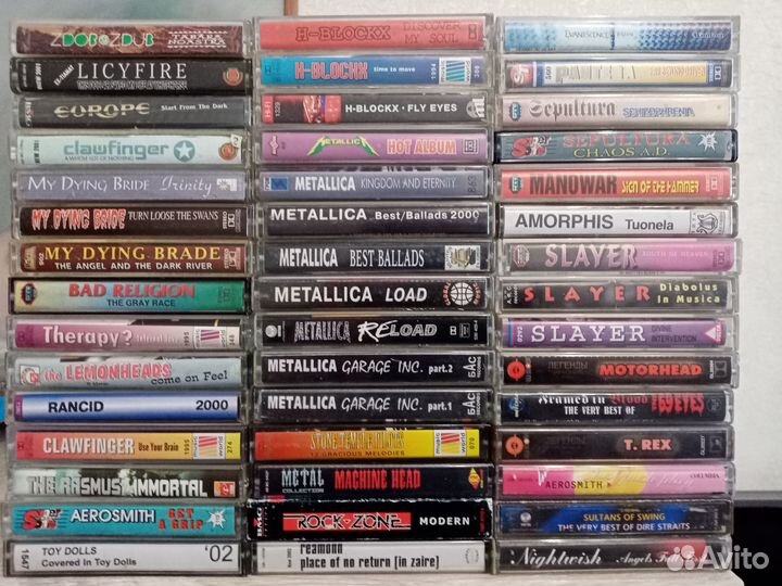 Кассеты. Rock, Metal, punk, Grunge, Alternative