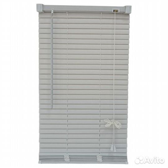 Жалюзи горизонтальные пвх 80x180см белые 25мм, арт