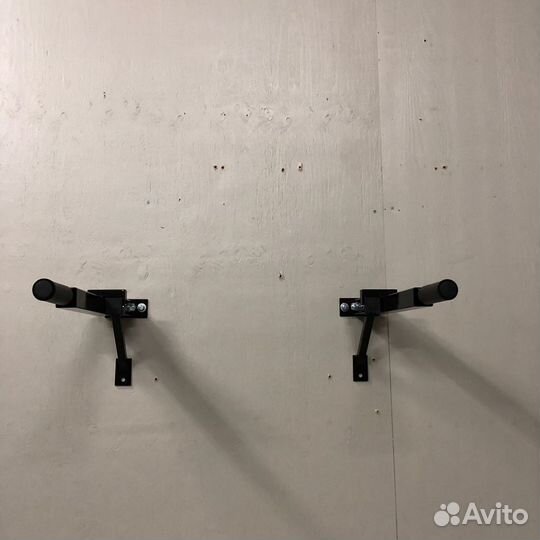 Брусья складные настенные черные