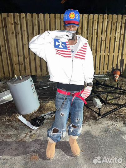 Зипка с американским флагом