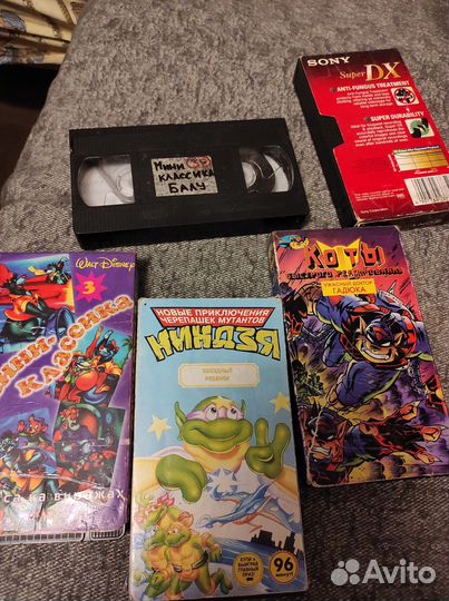 Видеокассеты для детей и взрослых