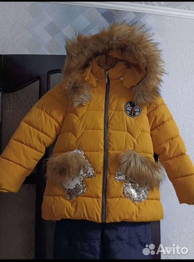 Зимний костюм для девочки