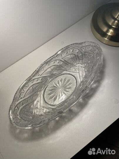 Ваза для фруктов стекло СССР