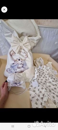 Конверт на выписку для мальчика