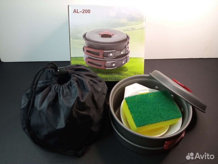 Набор посуды для походов на природу