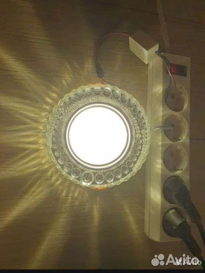 Точечные светильники с лампами (12шт со скидкой)