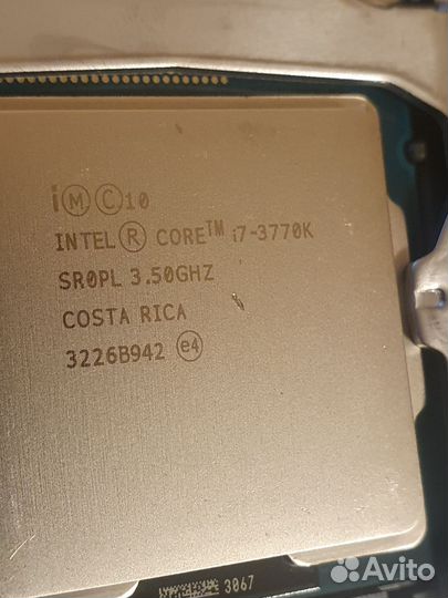 Intel Core i7-3770K 4C/8T Скальп