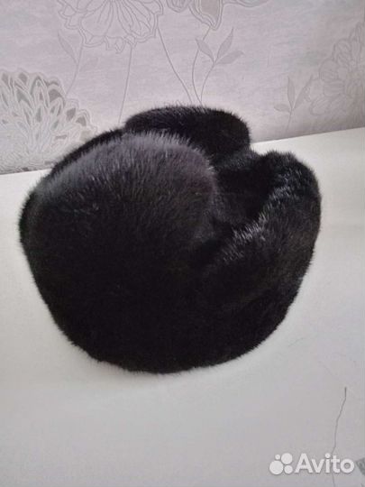 Норковая шапка мужская