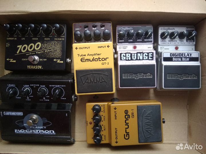 Продам гитарные примочки бу