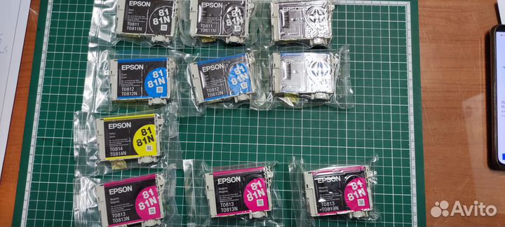 Картриджи Epson t0811, t0812, t0813, t0814