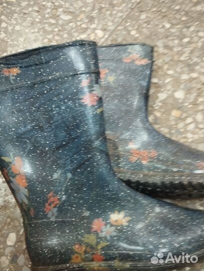 Сапоги женские резиновые