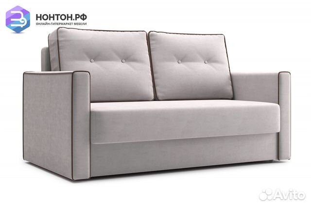 Диван еврокнижка Леон бежевый