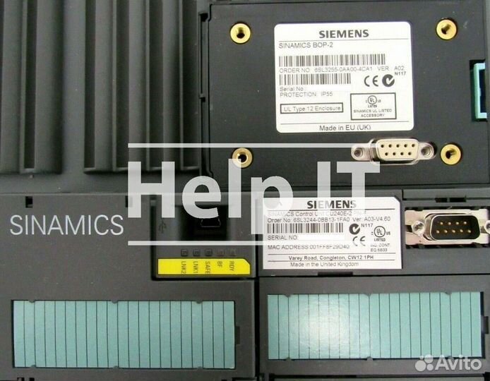 Модуль питания Siemens 6SL3224.0BE33.7UA0