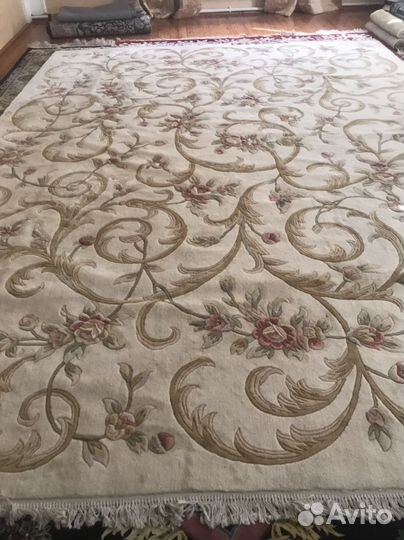 Ковер шерстяной ручной работы 3/4 толстий