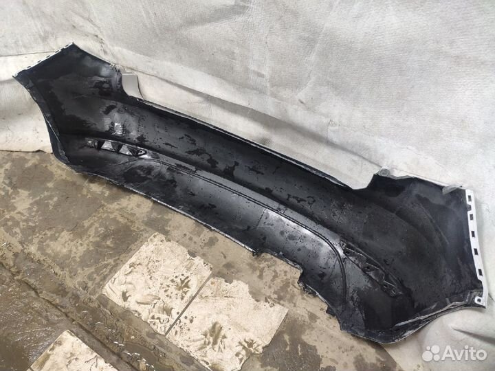 Бампер задний с отверстием под катафот Skoda Fabia