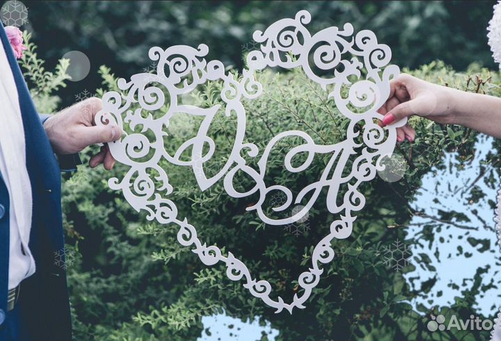 Монограмма на свадьбу (под заказ)