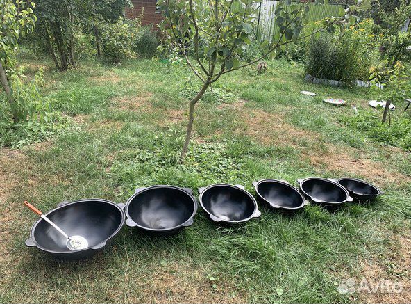 Казан чугунный с крышкой