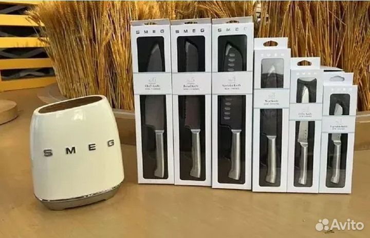 Набор ножей smeg