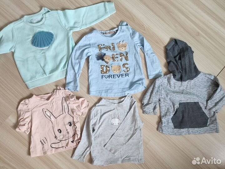 Вещи пакетом на девочку 80 86
