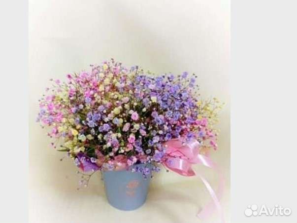 Цветы букеты с гипсофилой