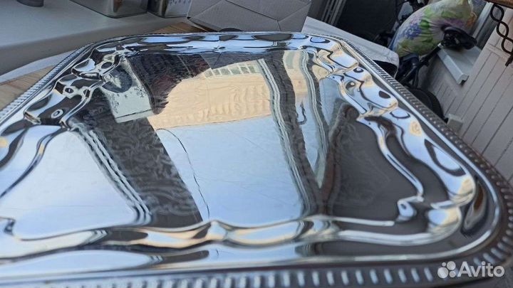 Блюдо сервировочное 3 этажа + поднос