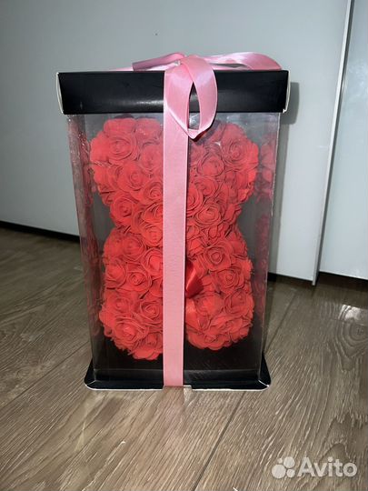 Мишка из роз